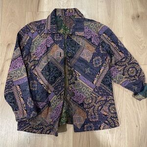 Vintage women’s tapestry coat size medium